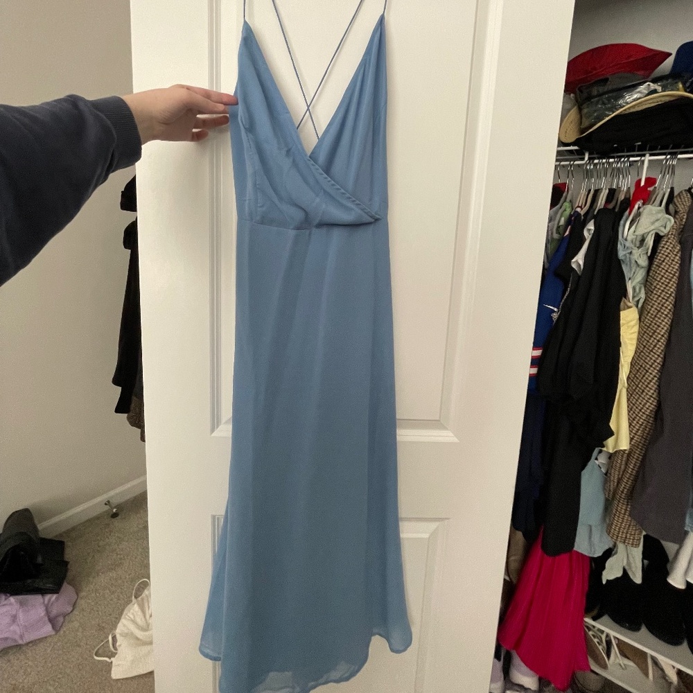 ASOS Design Blue Strappy Dress